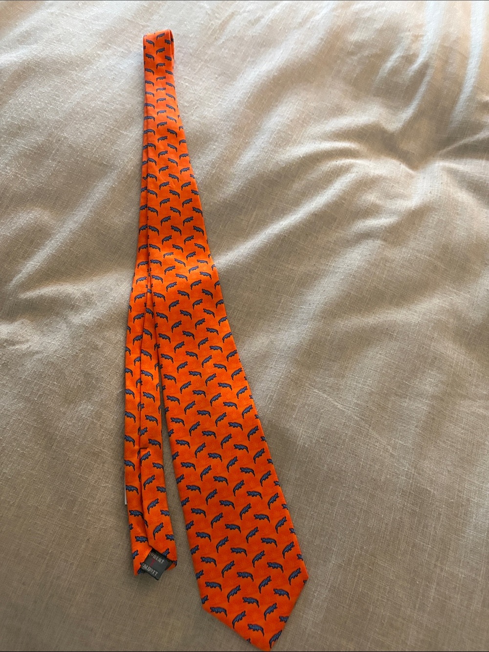 Robert Talbott Orange Tie with Navy Florida Gators!